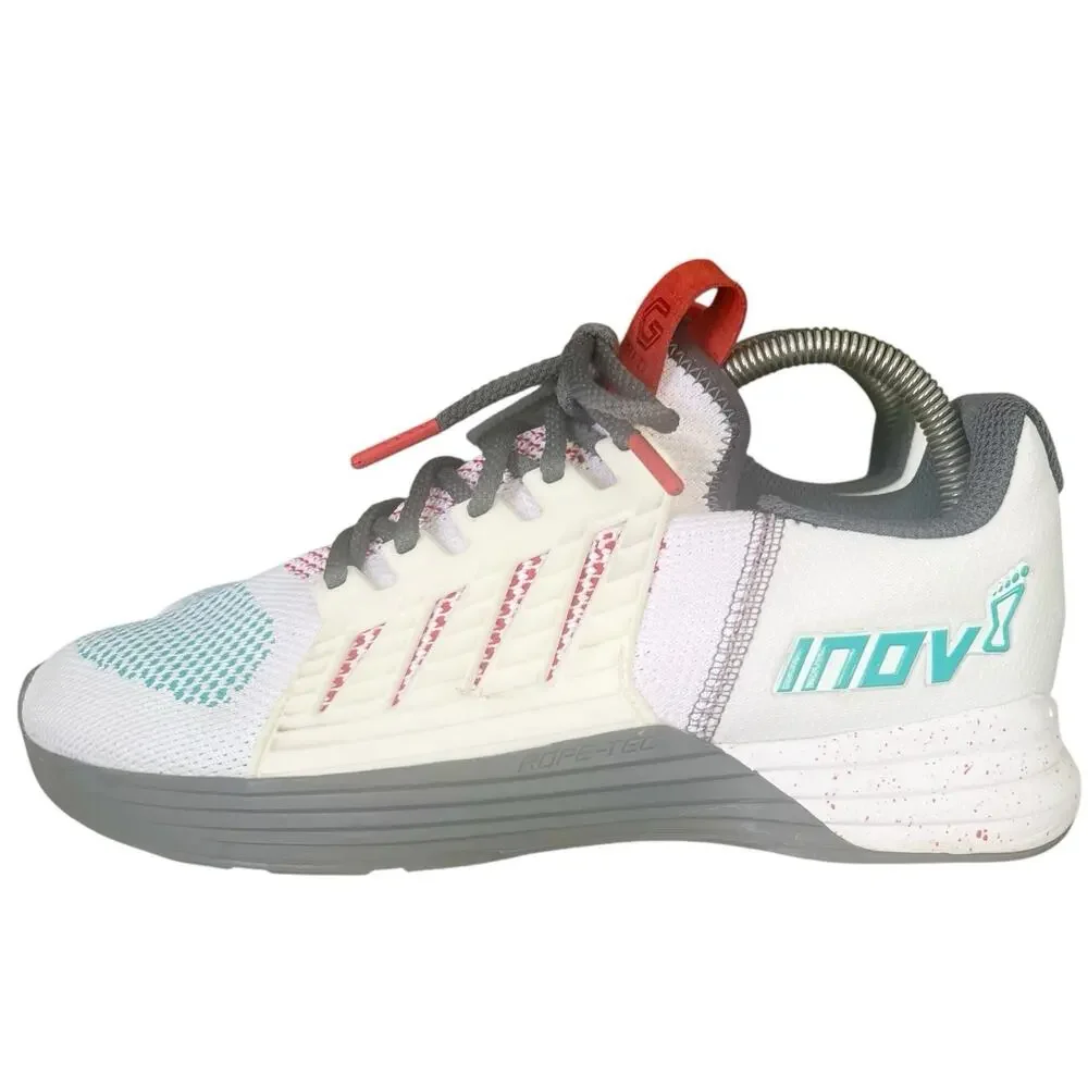 Inov-8 F-Lite G 300 Mens 7.5 Womens 9 White Grey Graphene Training Shoes‎